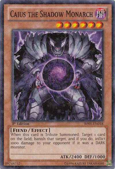 Caius the Shadow Monarch (Starfoil) card image