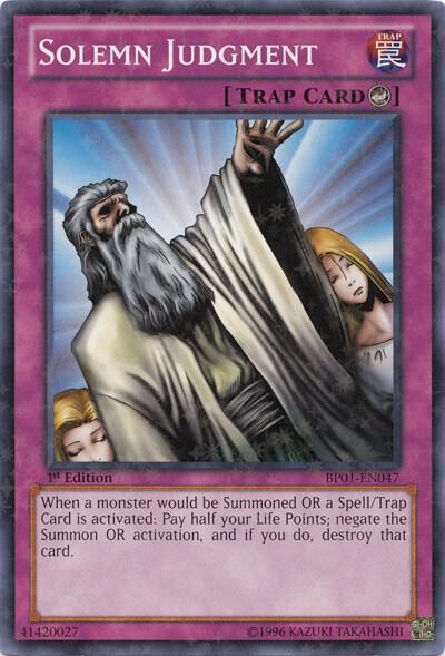 Solemn Judgment (Starfoil) card image
