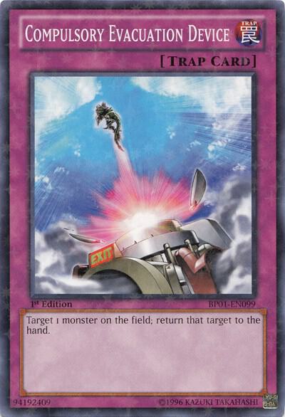 Compulsory Evacuation Device (Starfoil) (1st Edition) card image