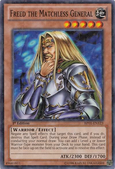 Freed the Matchless General (Starfoil) (1st Edition) card image