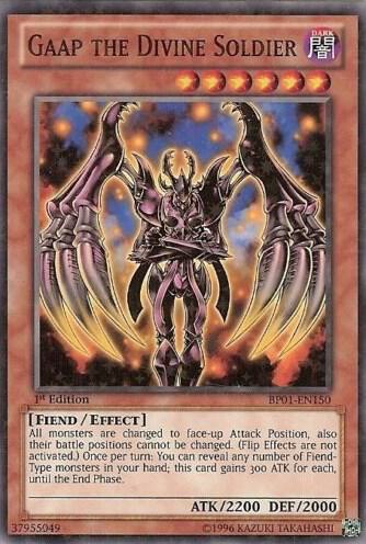 Gaap the Divine Soldier (Starfoil) (1st Edition) card image