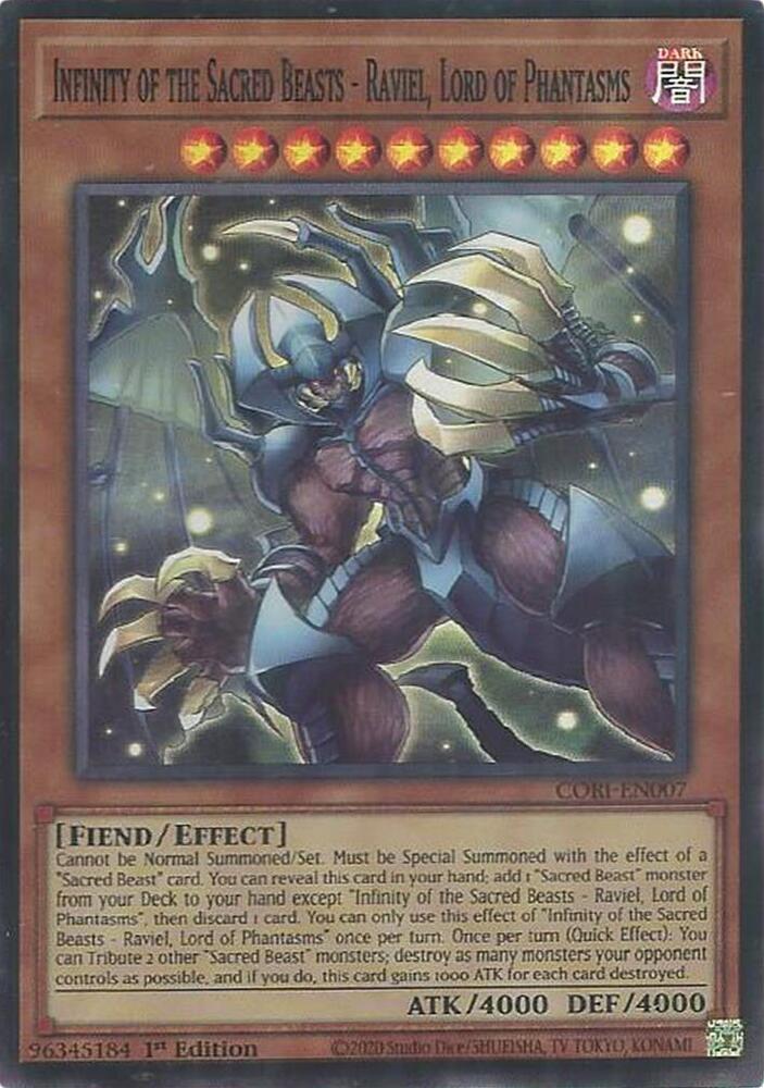 Infinity of the Sacred Beasts - Raviel, Lord of Phantasms card image
