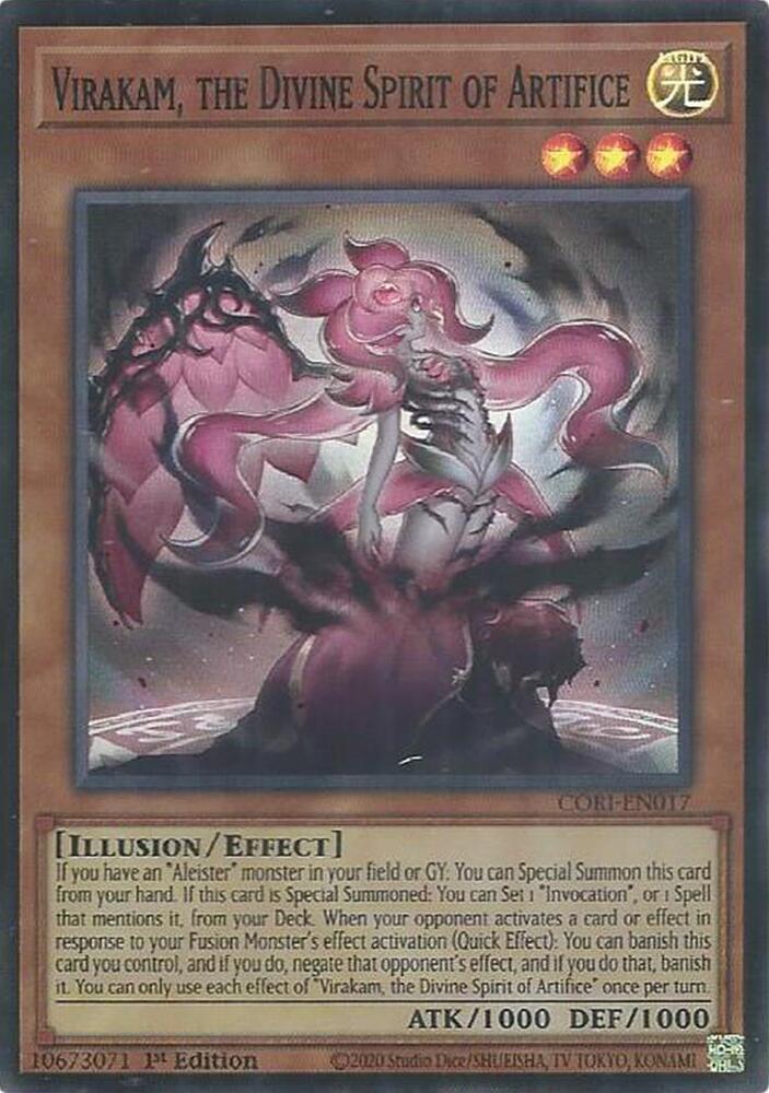 Virakam, the Divine Spirit of Artifice card image