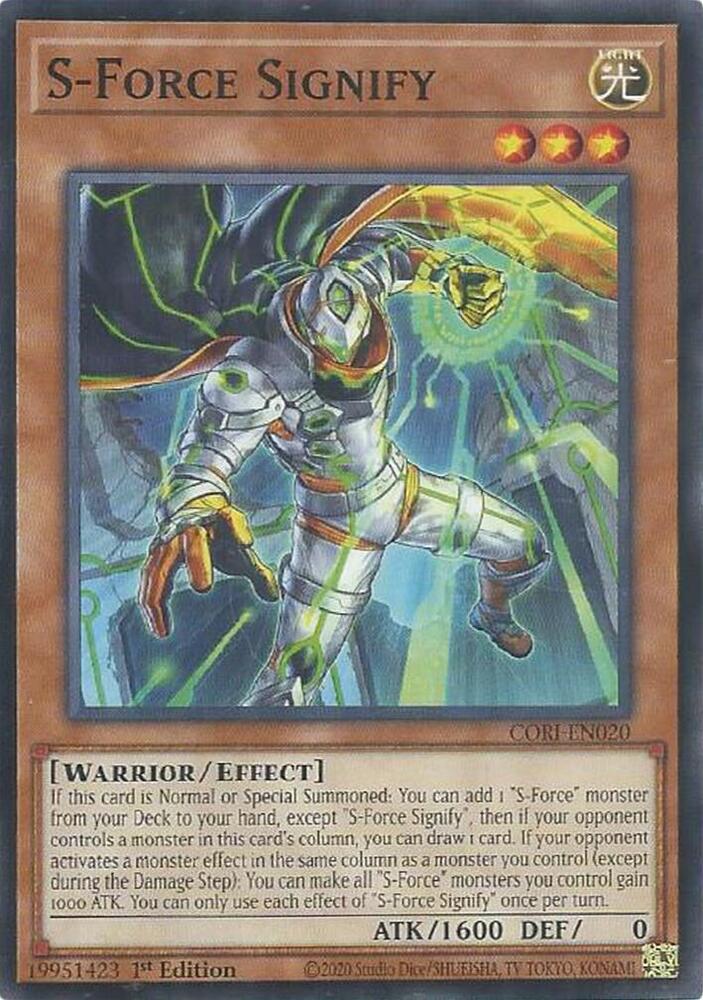 S-Force Signify card image