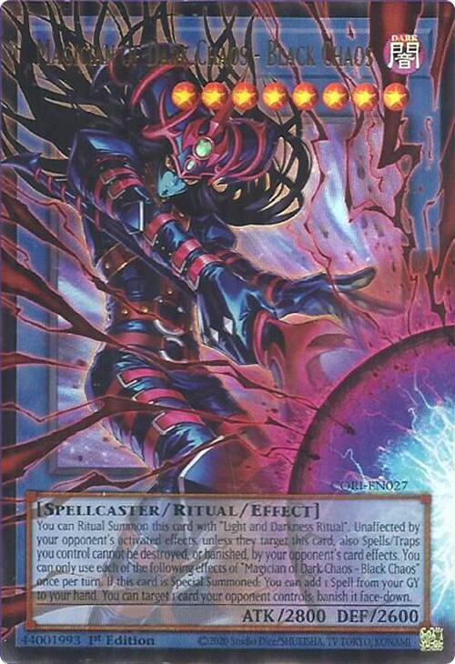Magician of Dark Chaos - Black Chaos (Extended Art) card image