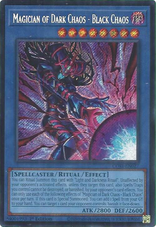 Magician of Dark Chaos - Black Chaos (Secret Rare) card image