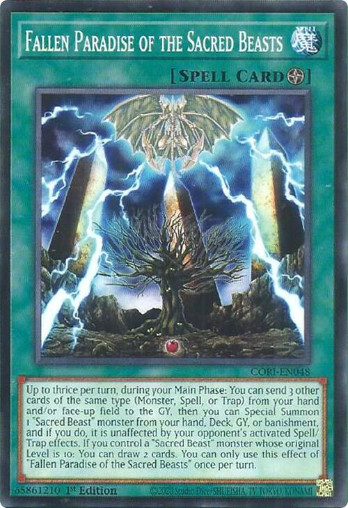 Fallen Paradise of the Sacred Beasts card image