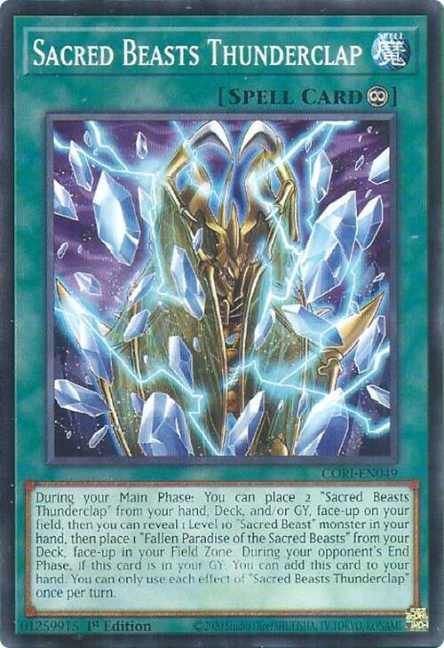Sacred Beasts Thunderclap card image