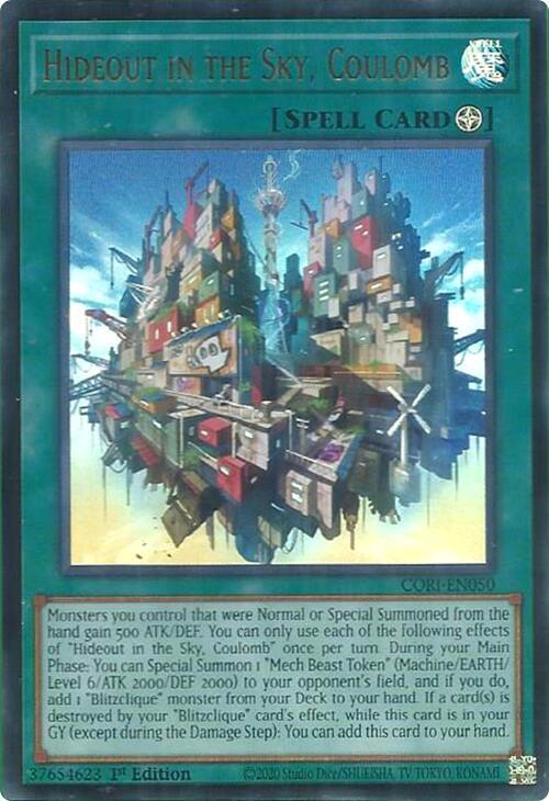 Hideout in the Sky, Coulomb card image