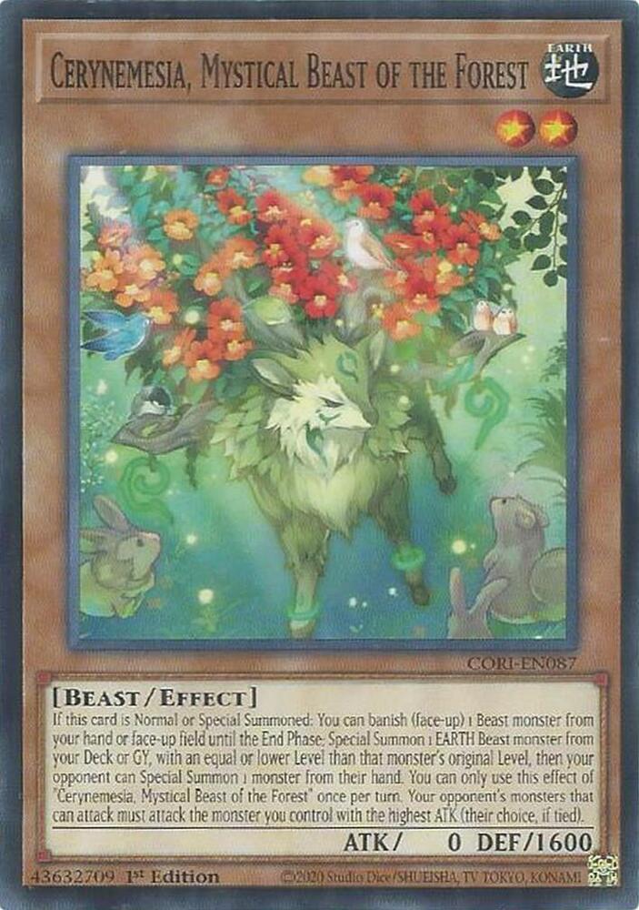 Cerynemesia, Mystical Beast of the Forest card image