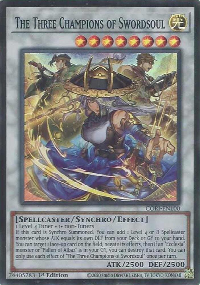 The Three Champions of Swordsoul card image
