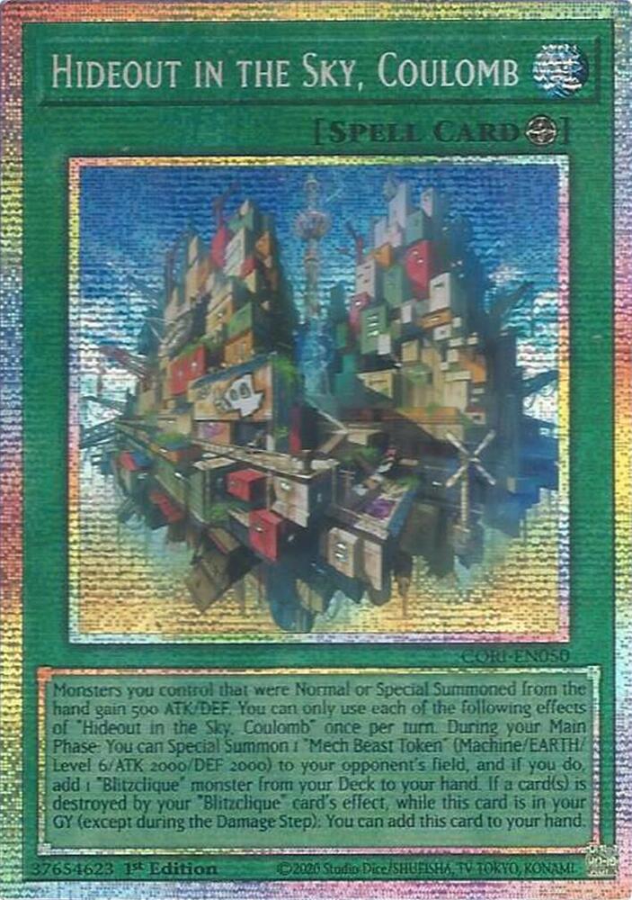 Hideout in the Sky, Coulomb (Starlight Rare) card image
