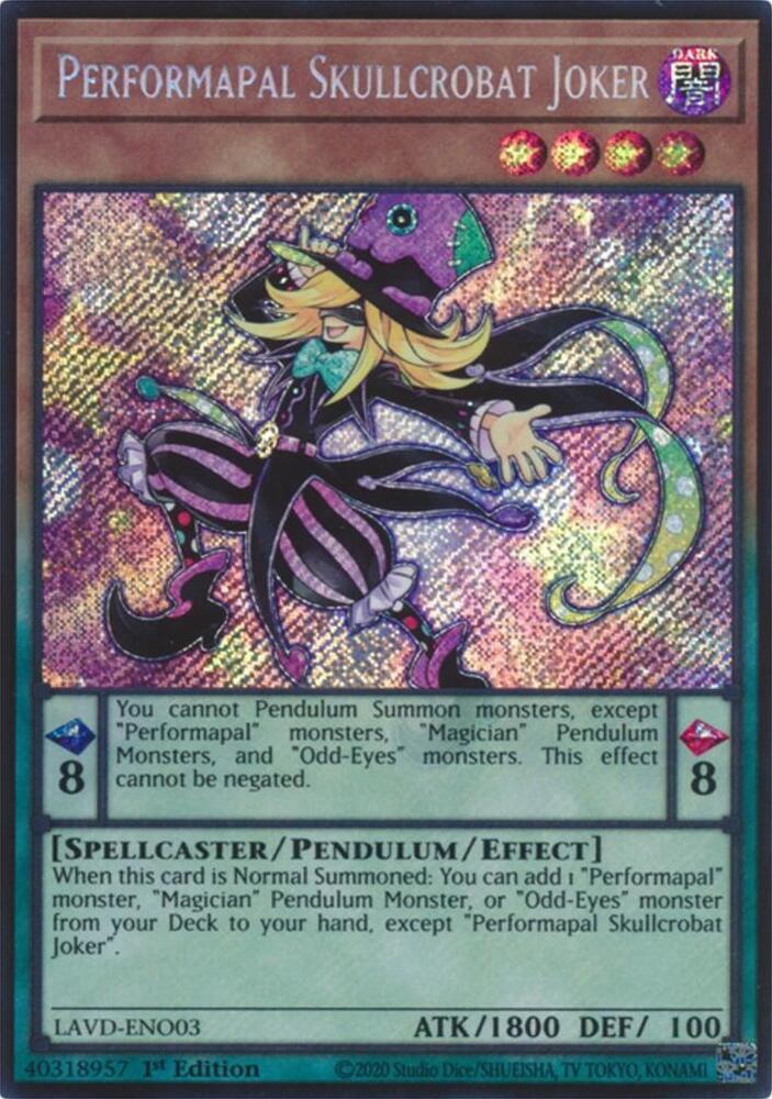 Performapal Skullcrobat Joker (Secret Rare) card image
