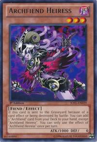 Archfiend Heiress card image