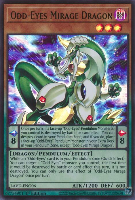 Odd-Eyes Mirage Dragon card image