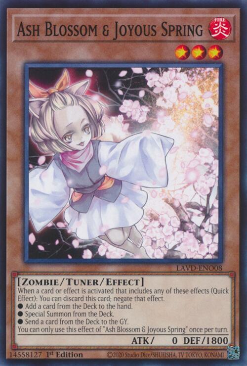 Ash Blossom & Joyous Spring (LAVD-ENO08) card image
