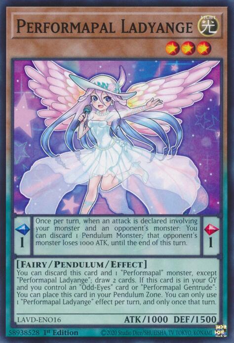 Performapal Ladyange card image