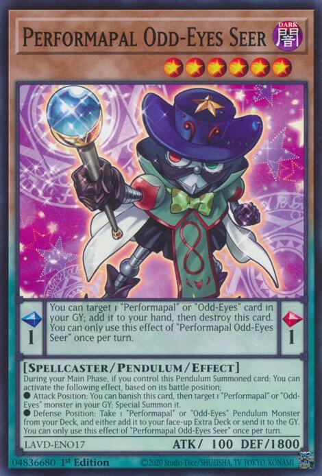 Performapal Odd-Eyes Seer card image