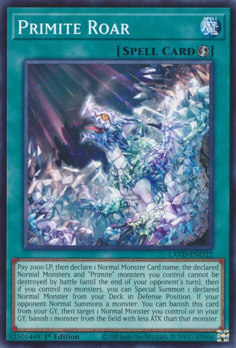 Primite Roar card image