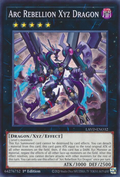 Arc Rebellion Xyz Dragon card image