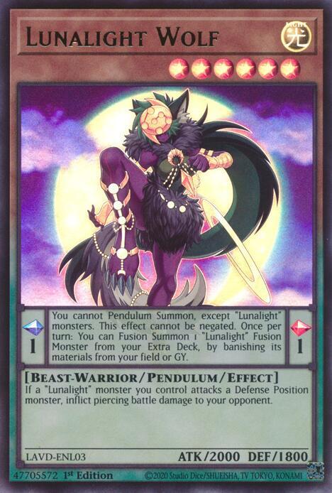 Lunalight Wolf card image