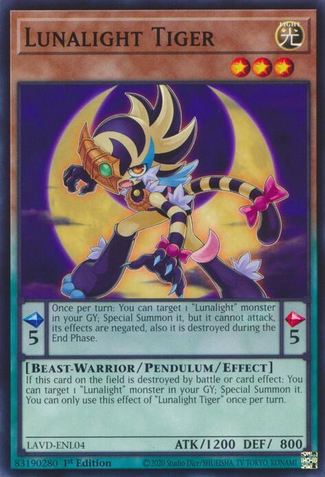 Lunalight Tiger card image
