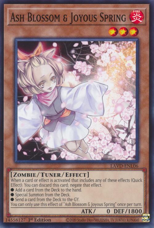 Ash Blossom & Joyous Spring (LAVD-ENL06) card image