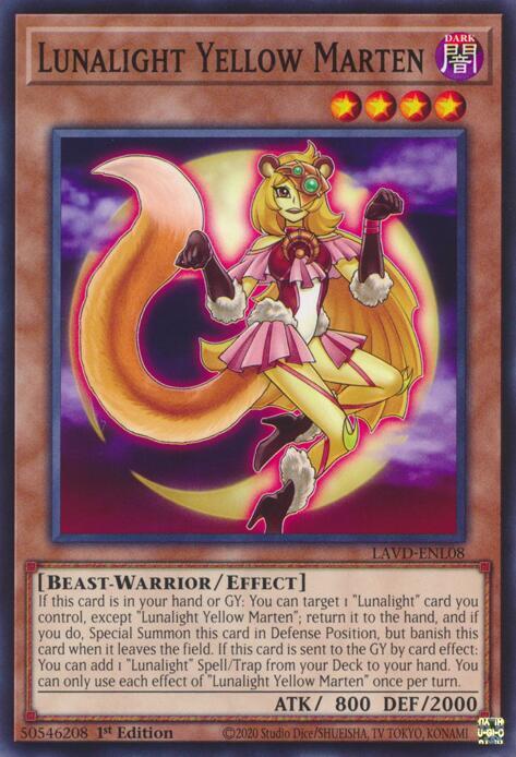 Lunalight Yellow Marten card image
