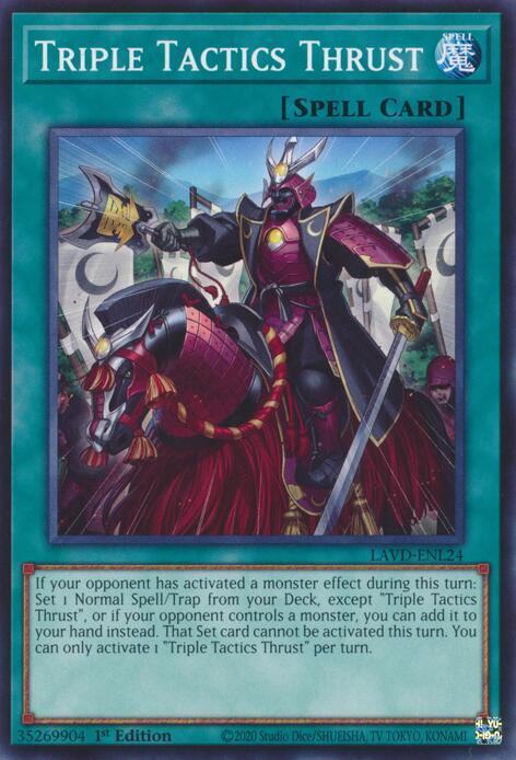 Triple Tactics Thrust card image