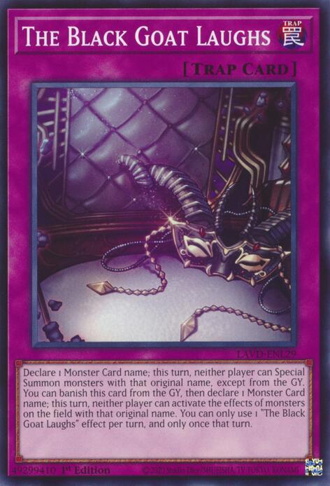 The Black Goat Laughs card image
