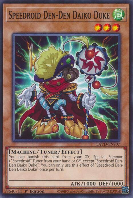 Speedroid Den-Den Daiko Duke card image