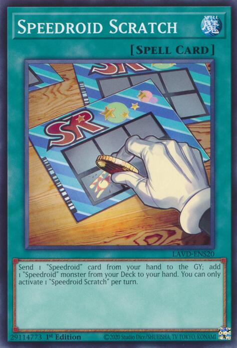 Speedroid Scratch card image