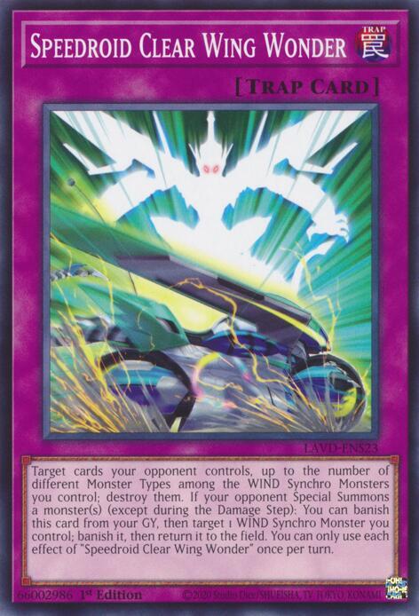 Speedroid Clear Wing Wonder card image