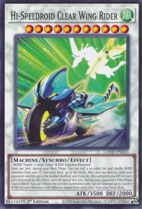 Hi-Speedroid Clear Wing Rider card image