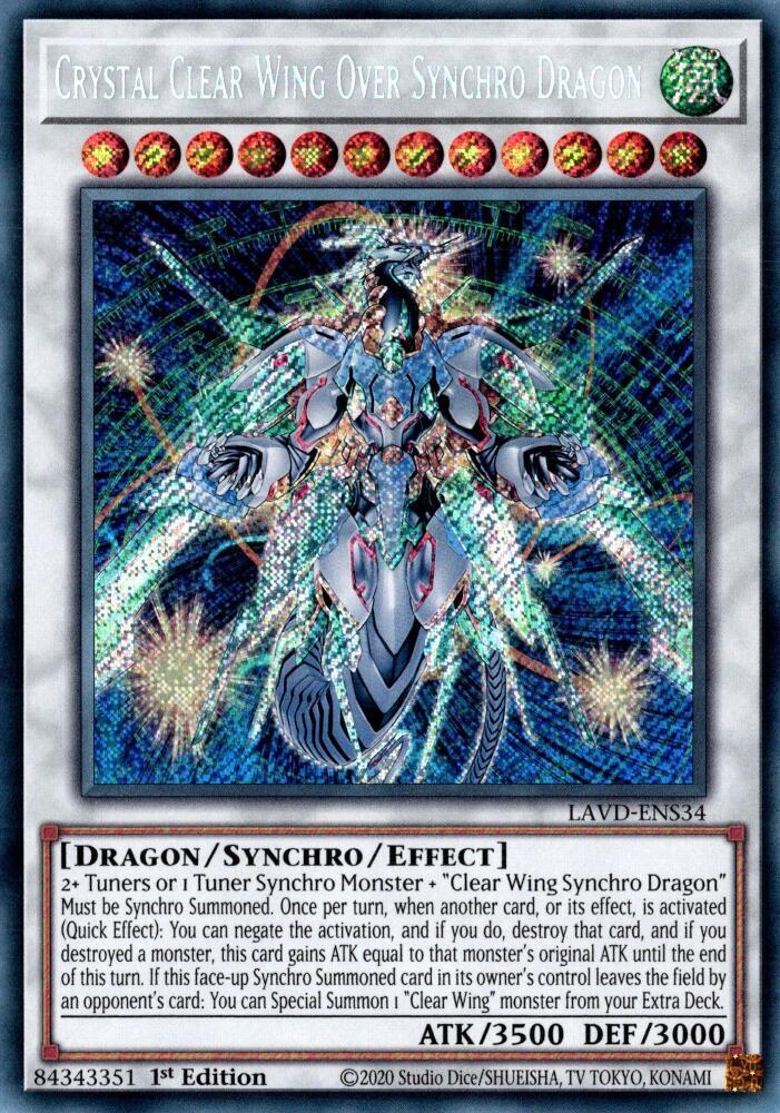 Crystal Clear Wing Over Synchro Dragon card image