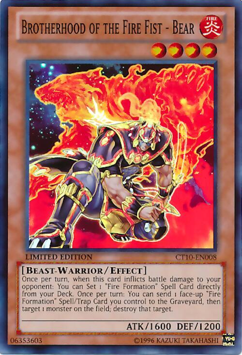 Brotherhood of the Fire Fist - Bear card image