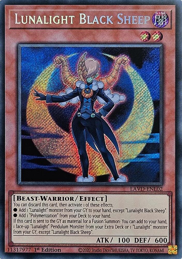 Lunalight Black Sheep (Secret Rare) card image