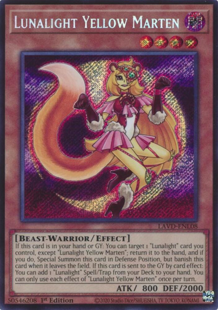 Lunalight Yellow Marten (Secret Rare) card image