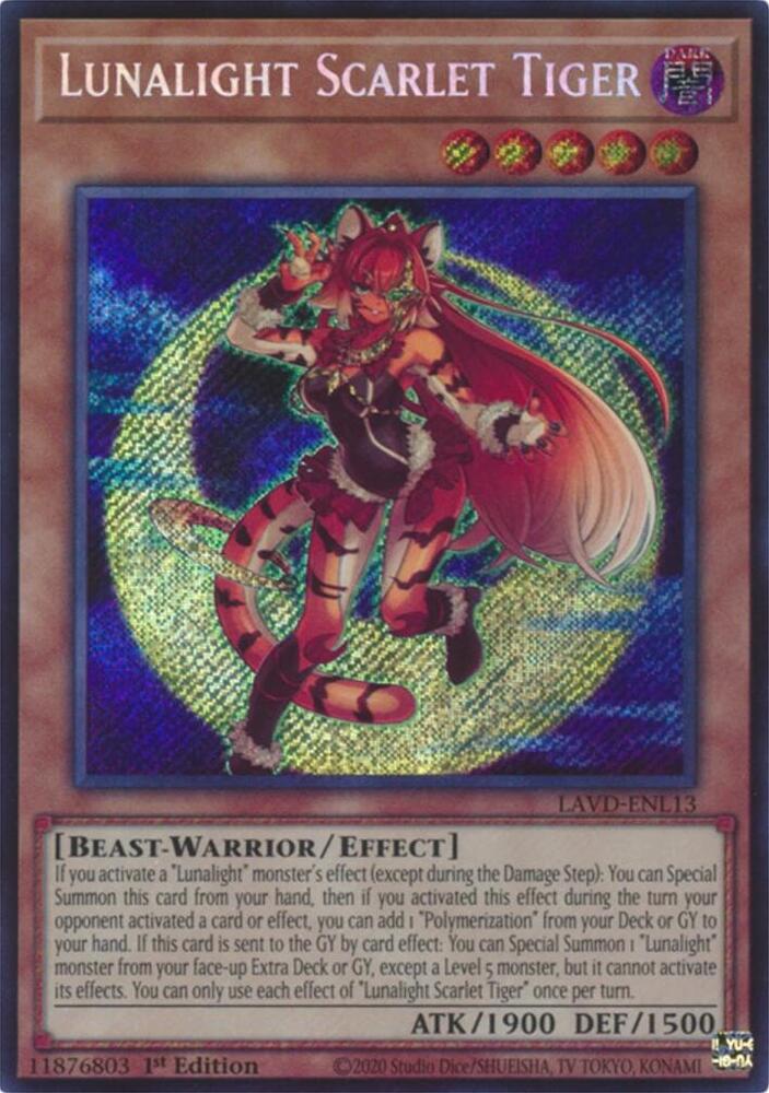 Lunalight Scarlet Tiger (Secret Rare) card image
