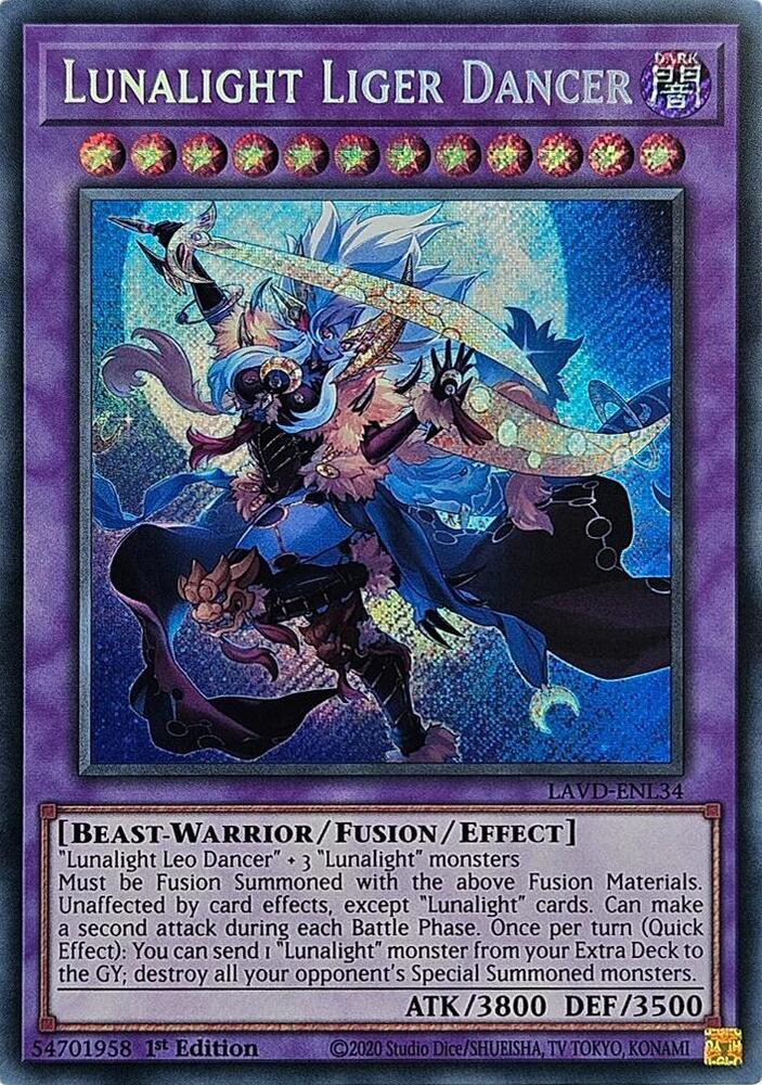 Lunalight Liger Dancer (Secret Rare) card image