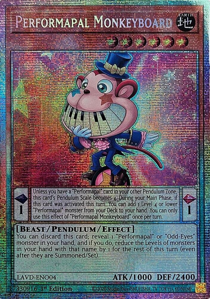 Performapal Monkeyboard (Starlight Rare) card image