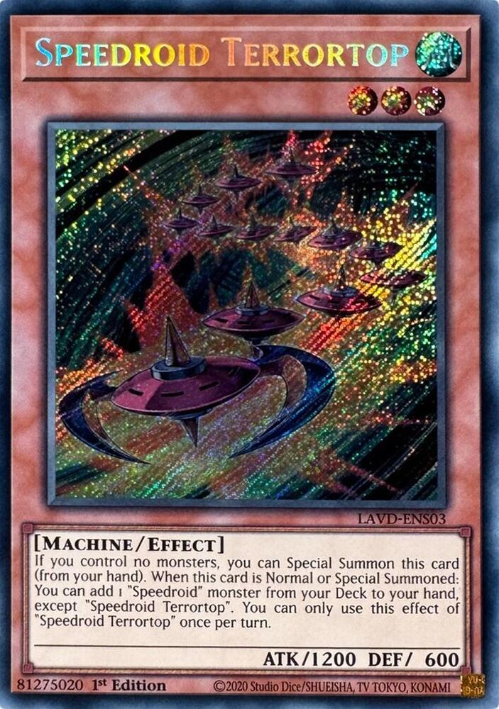 Speedroid Terrortop (Secret Rare) card image