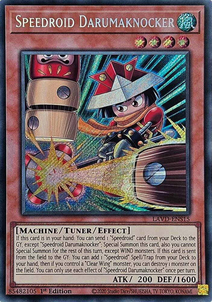 Speedroid Darumaknocker (Secret Rare) card image