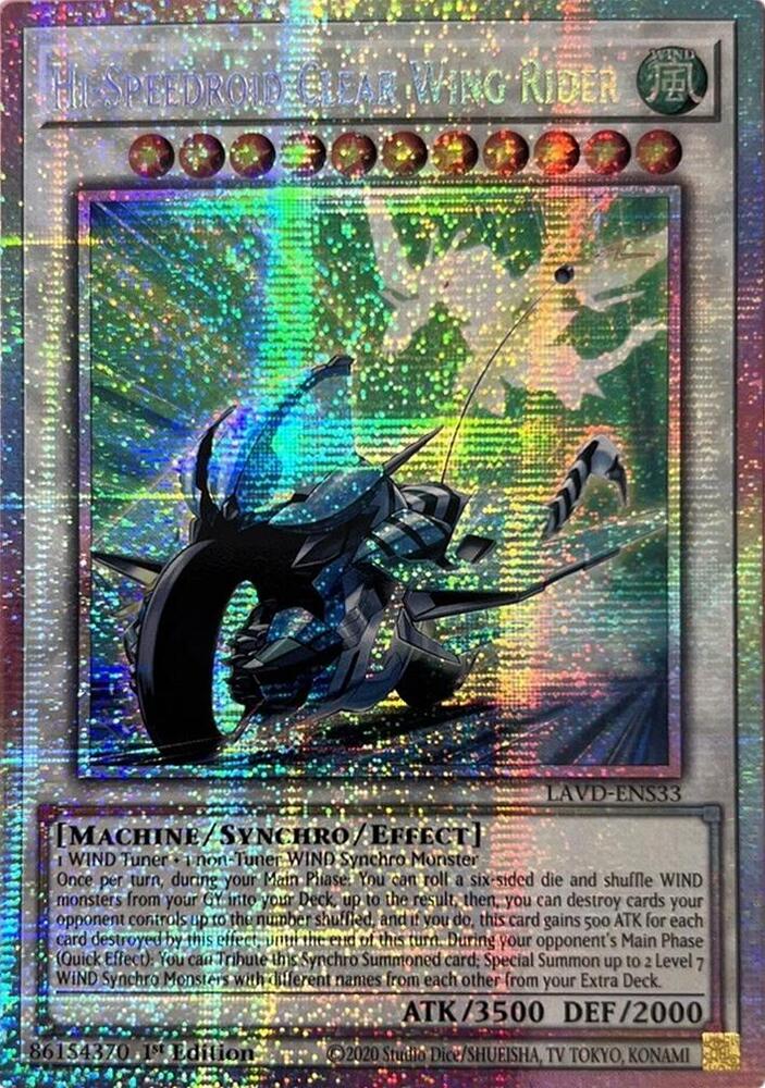 Hi-Speedroid Clear Wing Rider (Starlight Rare) card image