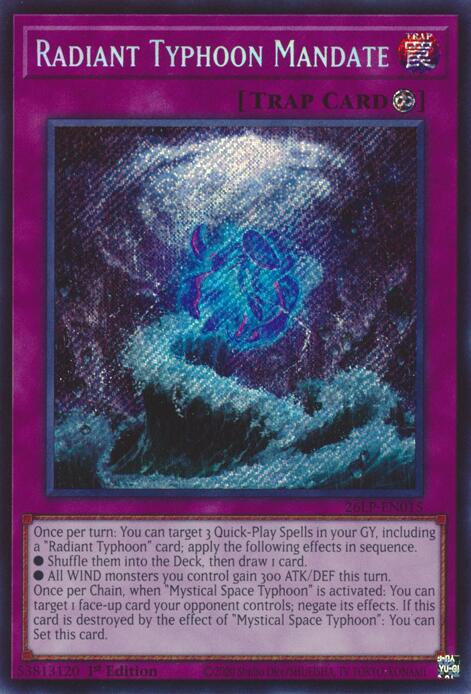 Radiant Typhoon Mandate (Secret Rare) card image
