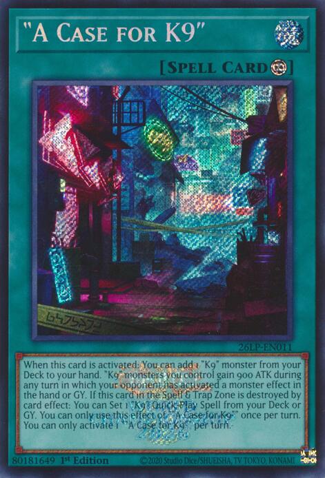 A Case for K9 (Emblazoned Secret Rare) card image