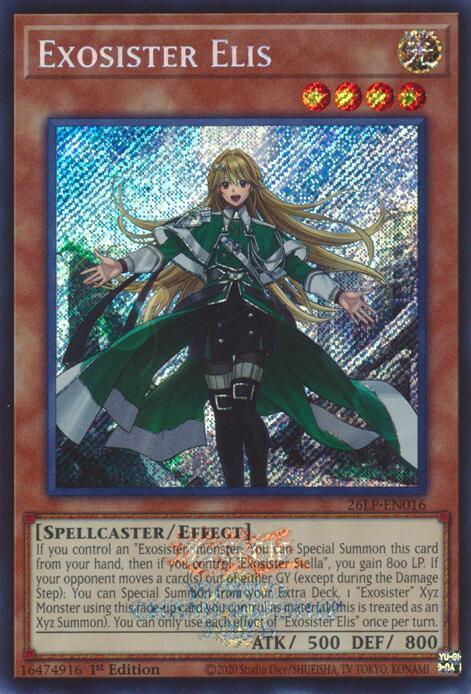 Exosister Elis (Emblazoned Secret Rare) card image