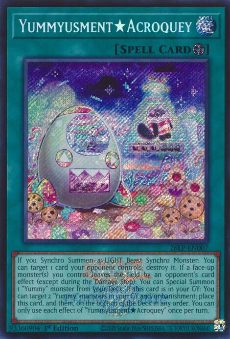 YummyusmentAcroquey (Emblazoned Secret Rare) card image