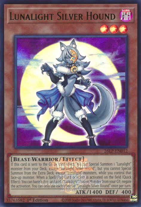 Lunalight Silver Hound (Emblazoned) card image