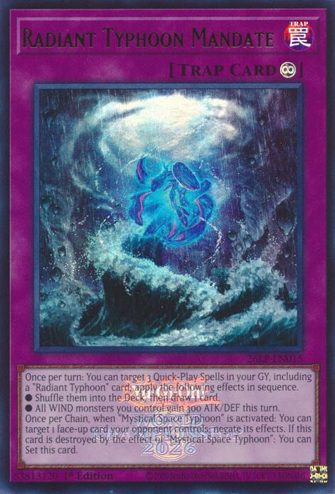 Radiant Typhoon Mandate (Emblazoned) card image